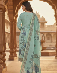 Cotton Silk Jacquard Suit