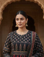 Pure cotton Anarkali Set