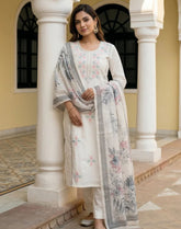 Pure Chanderi silk set